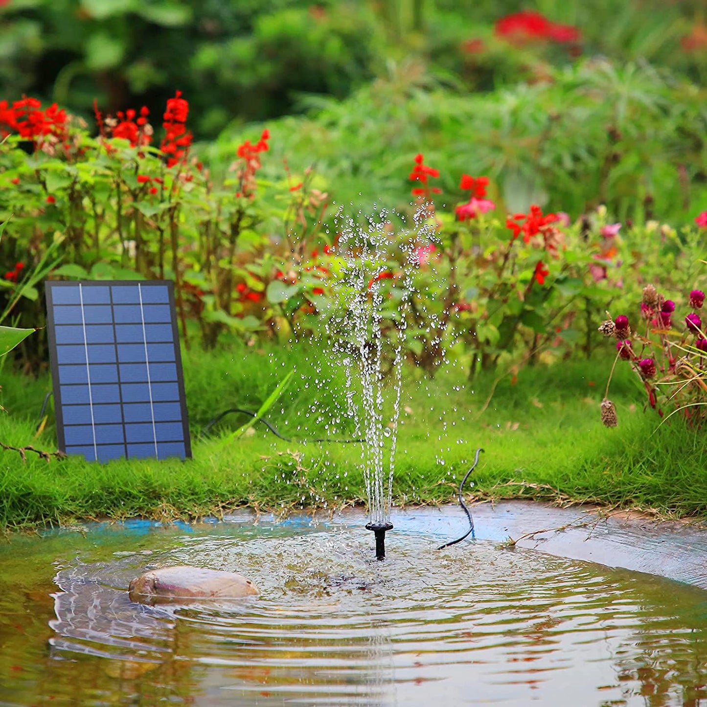 Solar Fountain Outdoor Pool Floating Fountain Mini Fountain Swimming Pool Fountain Garden Fountain Courtyard Small Fountain